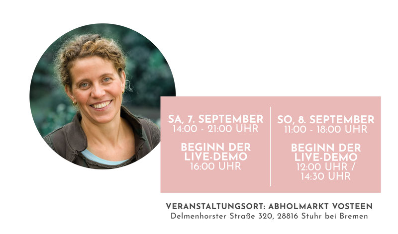 Vosteen • Floristenbedarf • live demo von brigitte heinrichs creativ hausmesse