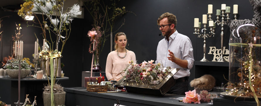 Vosteen • Floristenbedarf • creativ hausmesse mit stefan goettle