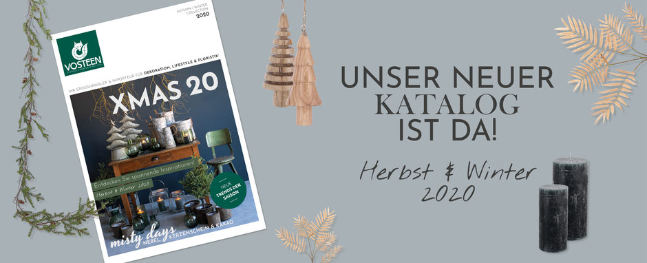 Vosteen • Floristenbedarf • New XMAS 20 catalog 1 Vosteen • Floristenbedarf • neuigkeiten neuer katalog xmas 20